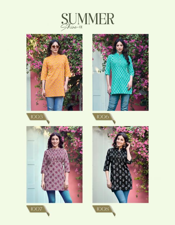 Radhika Summer Shine 1 Cotton Fancy Top Collection